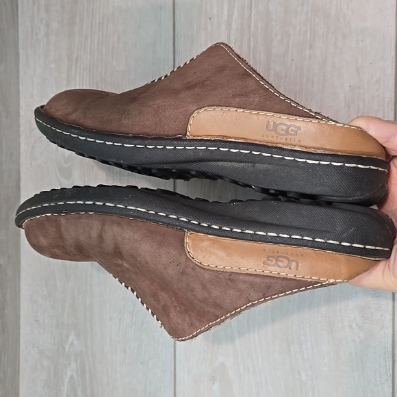 Ugg Australia Women Kohala Brown Suede Slip-On Shoes Clog Mule Sz 7 - Picture 8 of 11